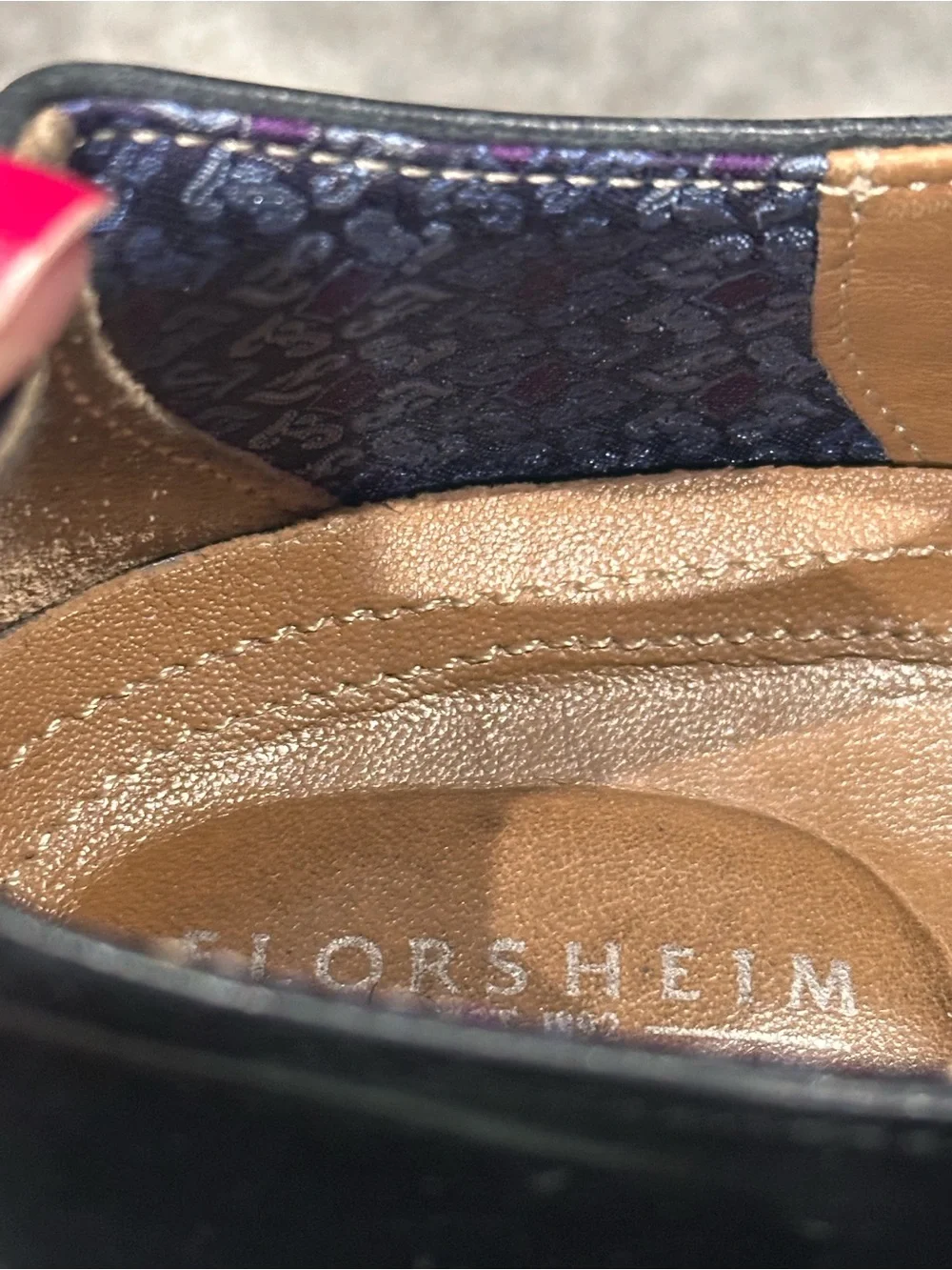 Florsheim Black Leather Wingtip Lace-Up Dress Shoes